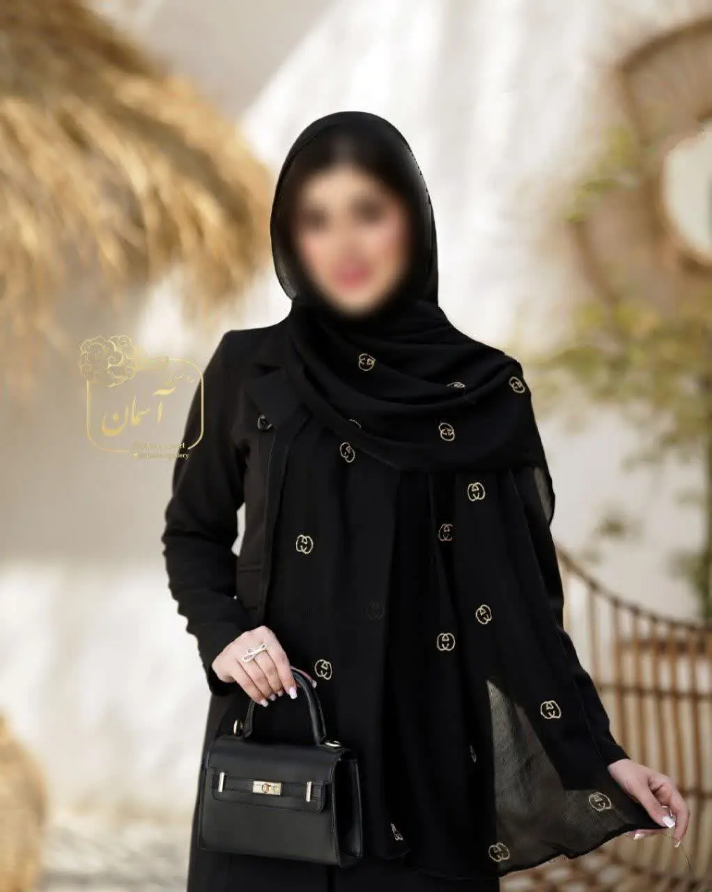 ✅ شال ترند با گلدوزی برجسته