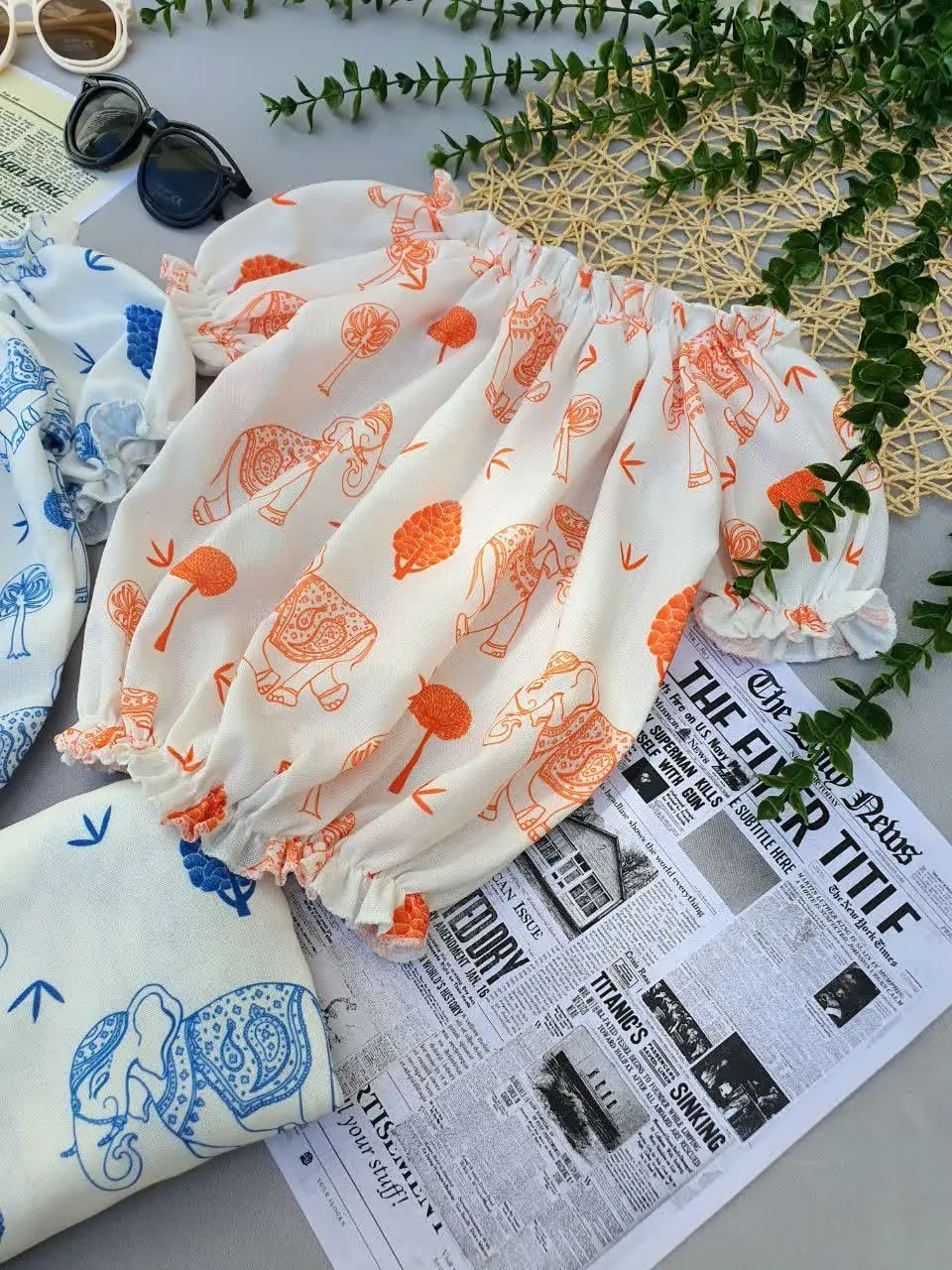 بلوز رو دو مدل میشه پوشید👇
