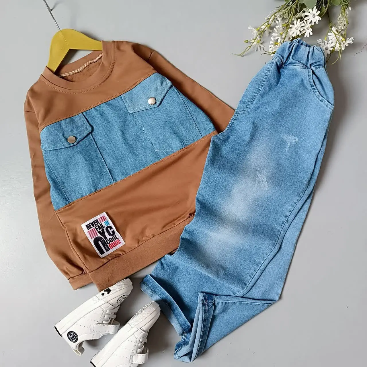 👚نام: ست بلوز شلوار جین 😍😍😍