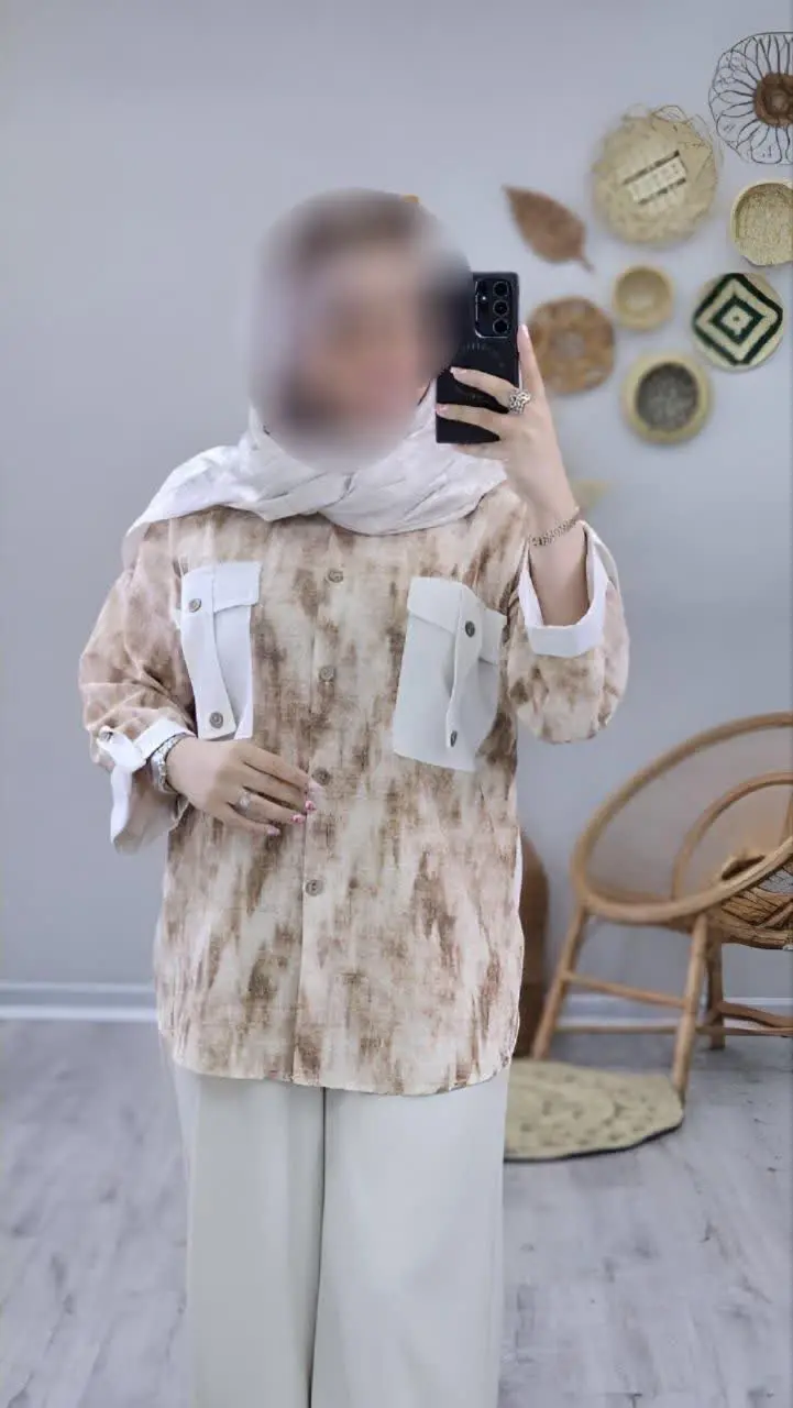 🛍نام: شومیزمانتویی آبرنگی🌱
