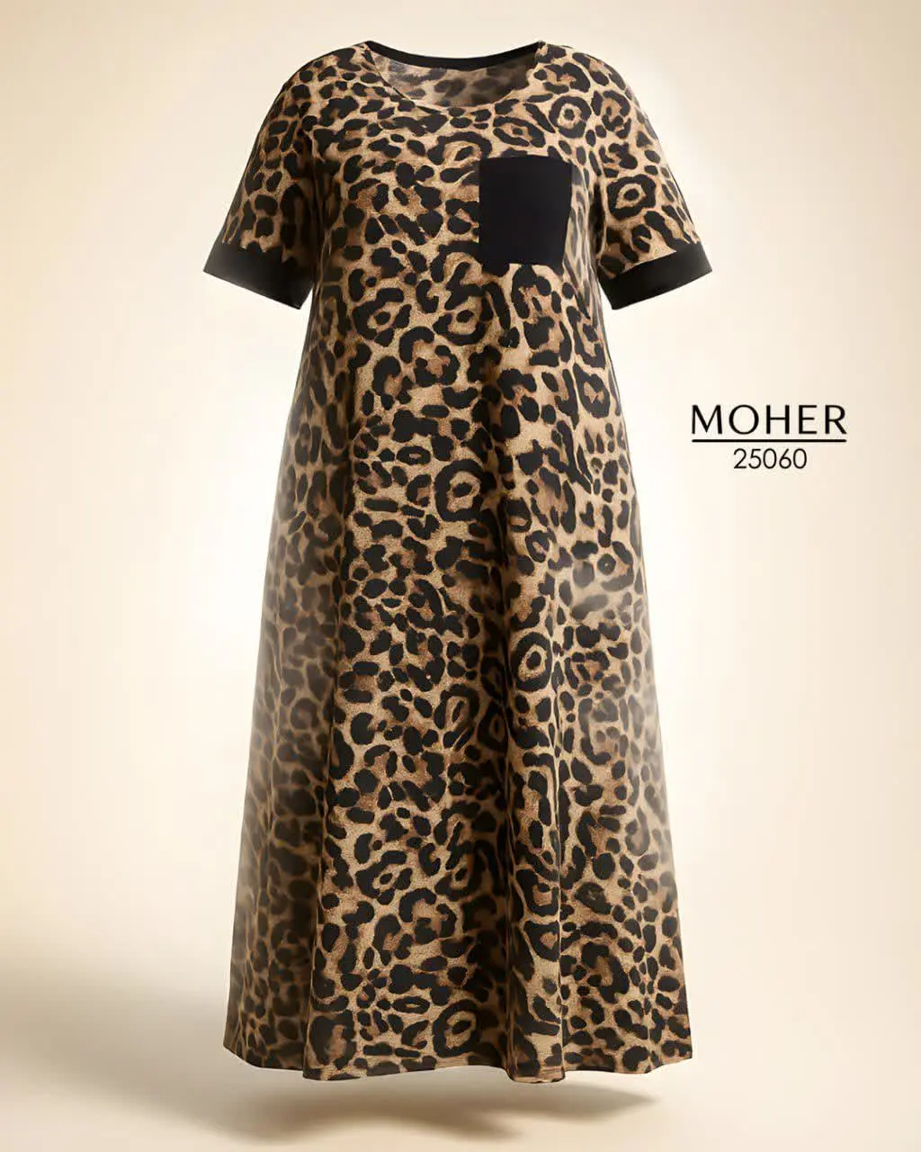 این پیراهن راحتی پلنگی سایز...