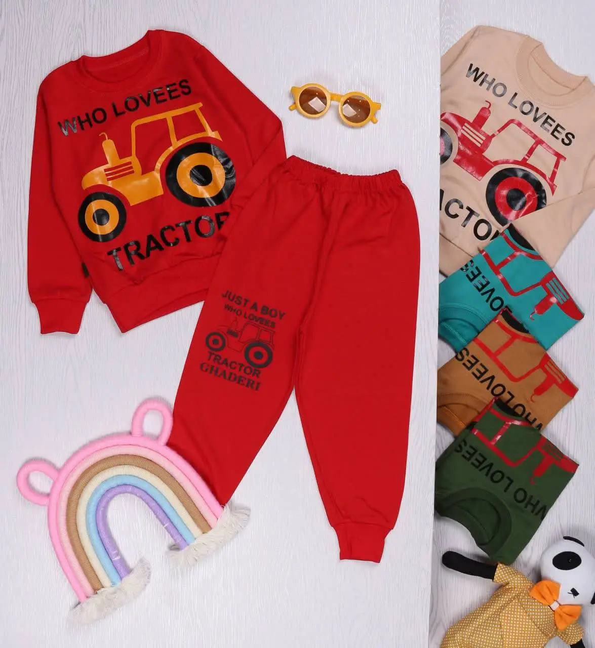 👯 بلوز شلوار پسرانه تراکتور 👯