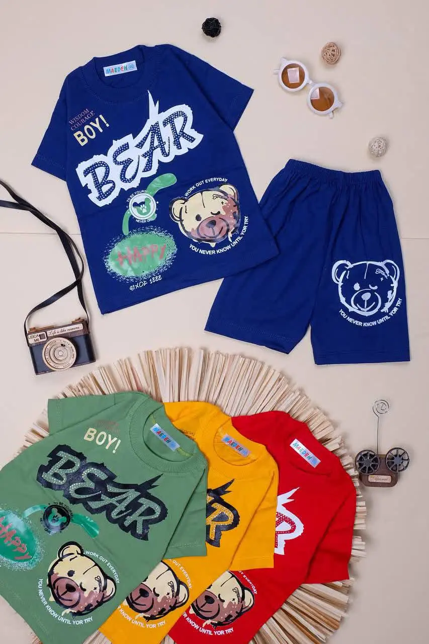 👕نام کالا: #تیشرت شلوارک پسرانه 
