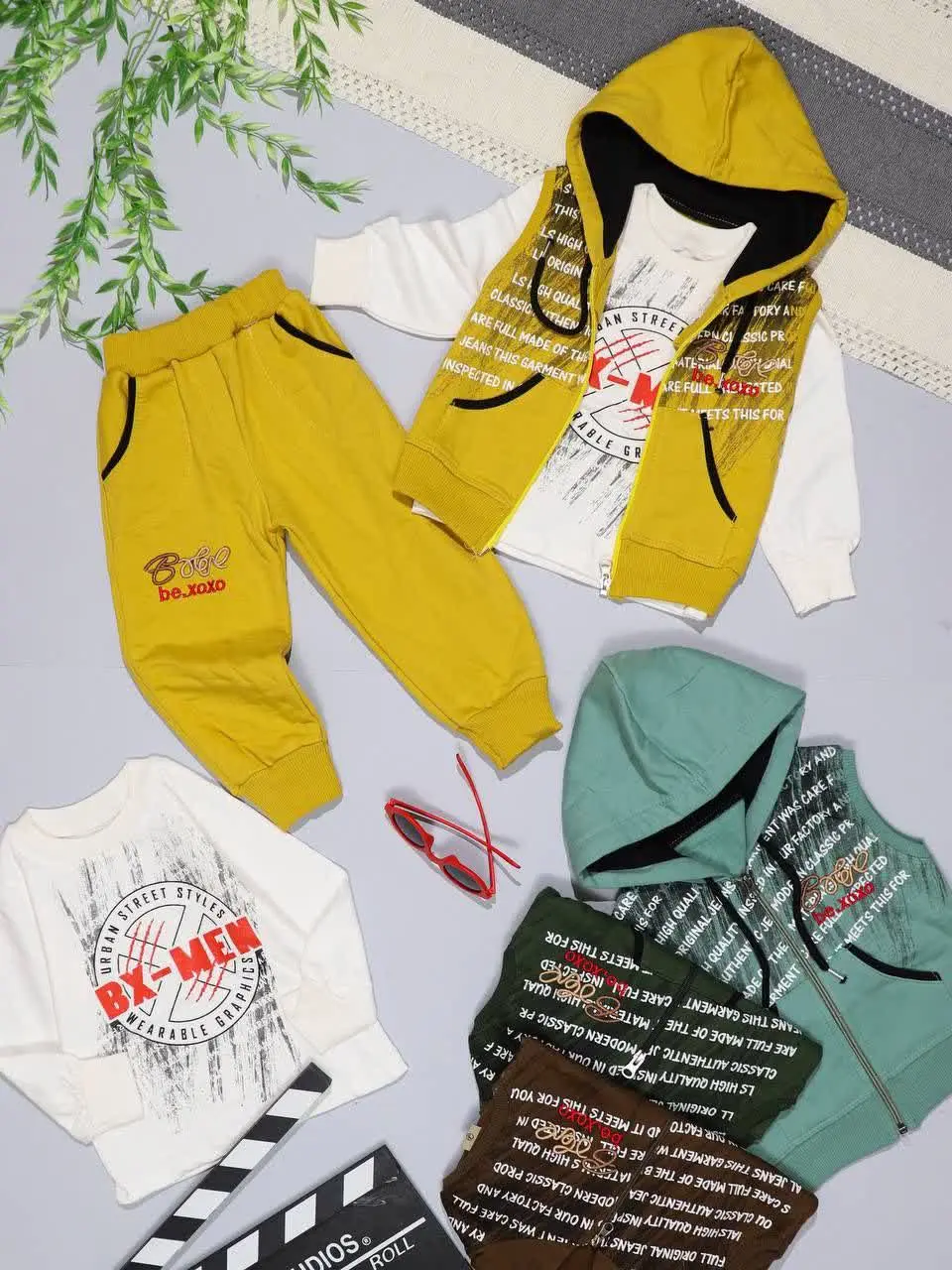 👫سه تیکه دورس چاپ و گلدوزی...