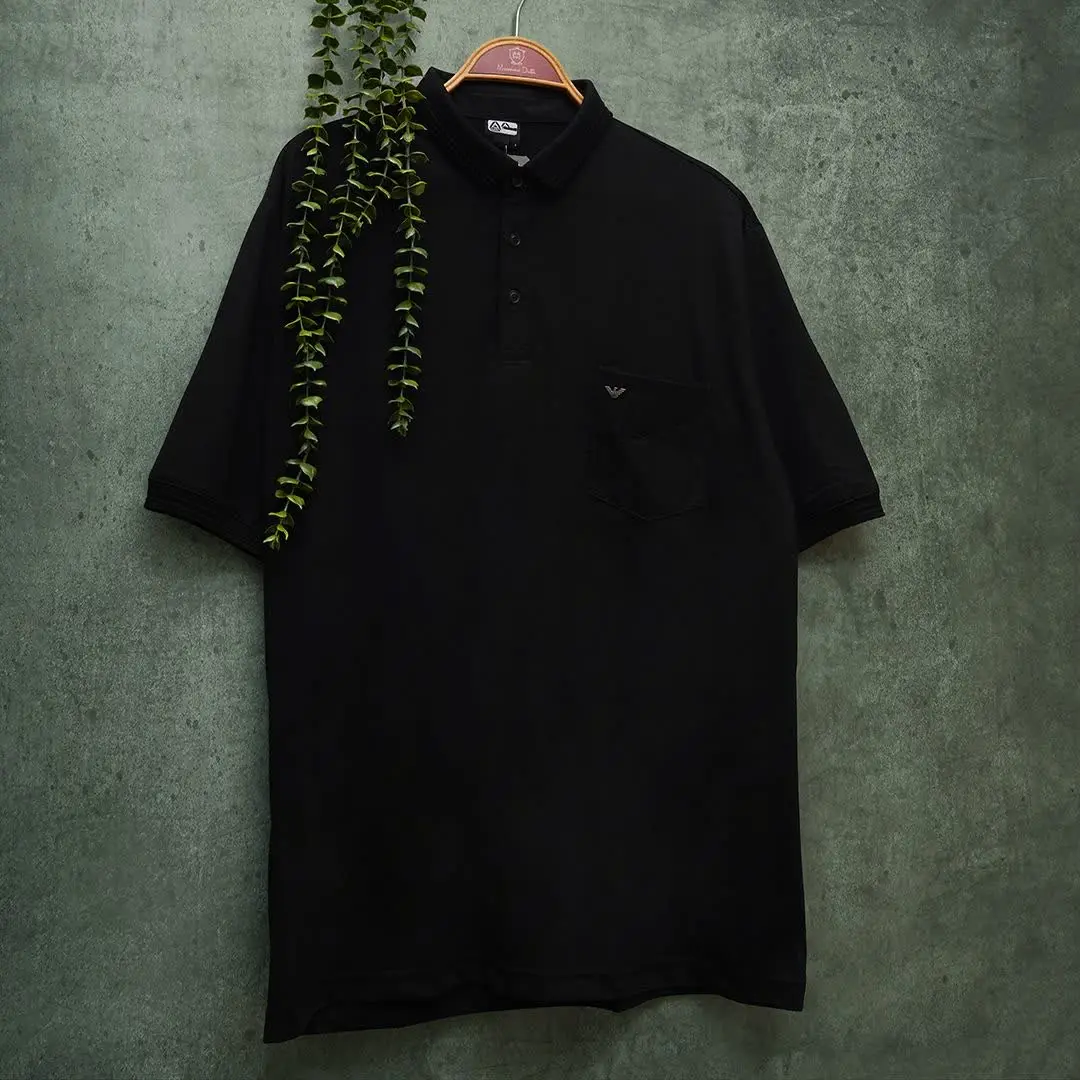 تیشرت یقه دار آستین گتدا مردانه
