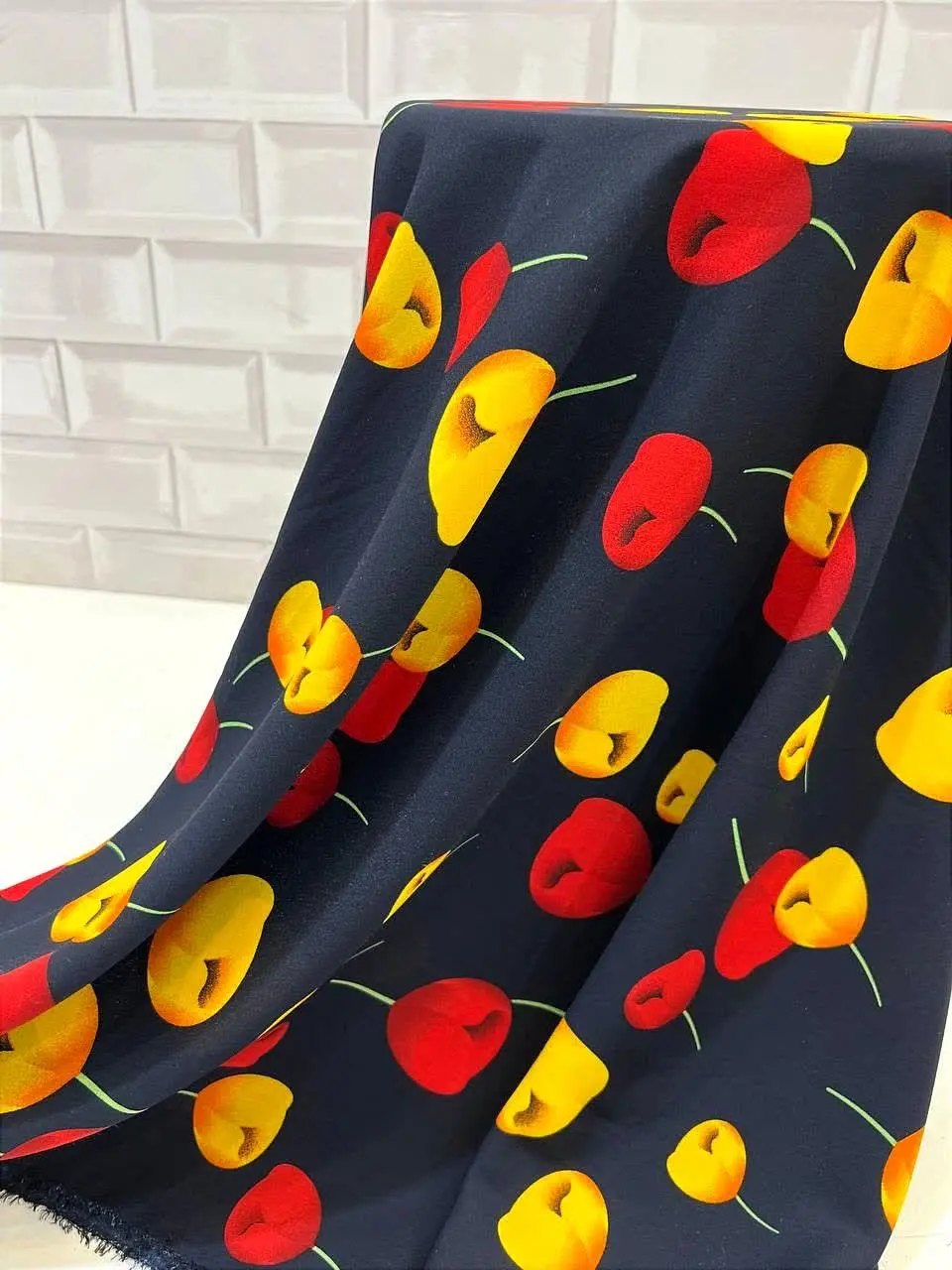 🛍️کرپ حریر طرحدار🛍️⁩ 
