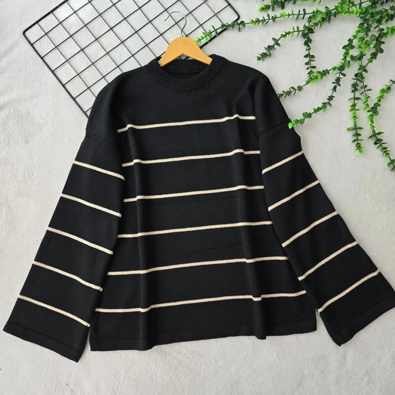 ❄️ نام: بافت لش خط دار (پینترستی) 
