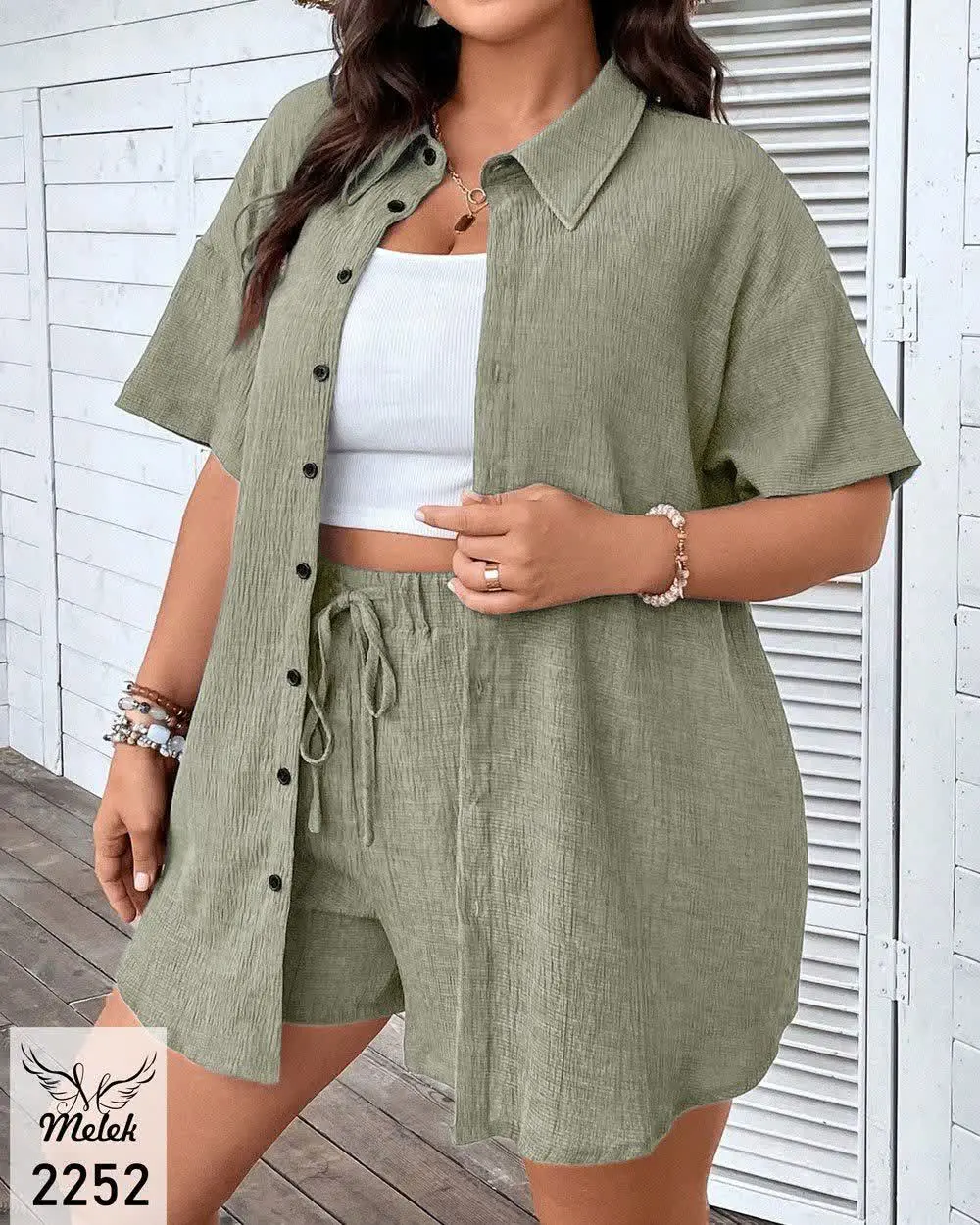 🔸 ست شومیز شورتک اسپورت