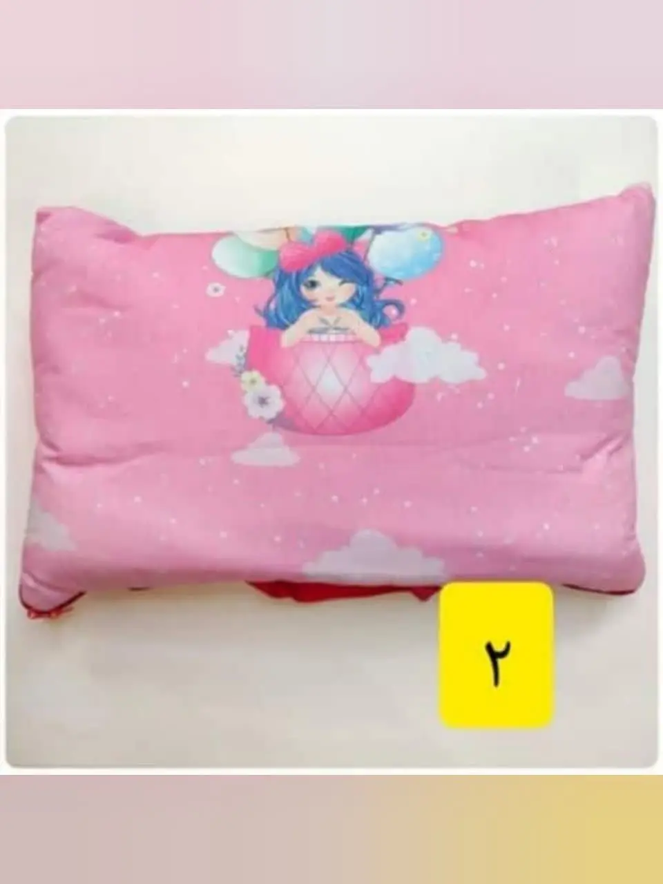 ست رخت خواب مخمل مسافرتی طرح دخترک بالن سوار نوزادی و کودک کد ۲۲۰۰۲ 
