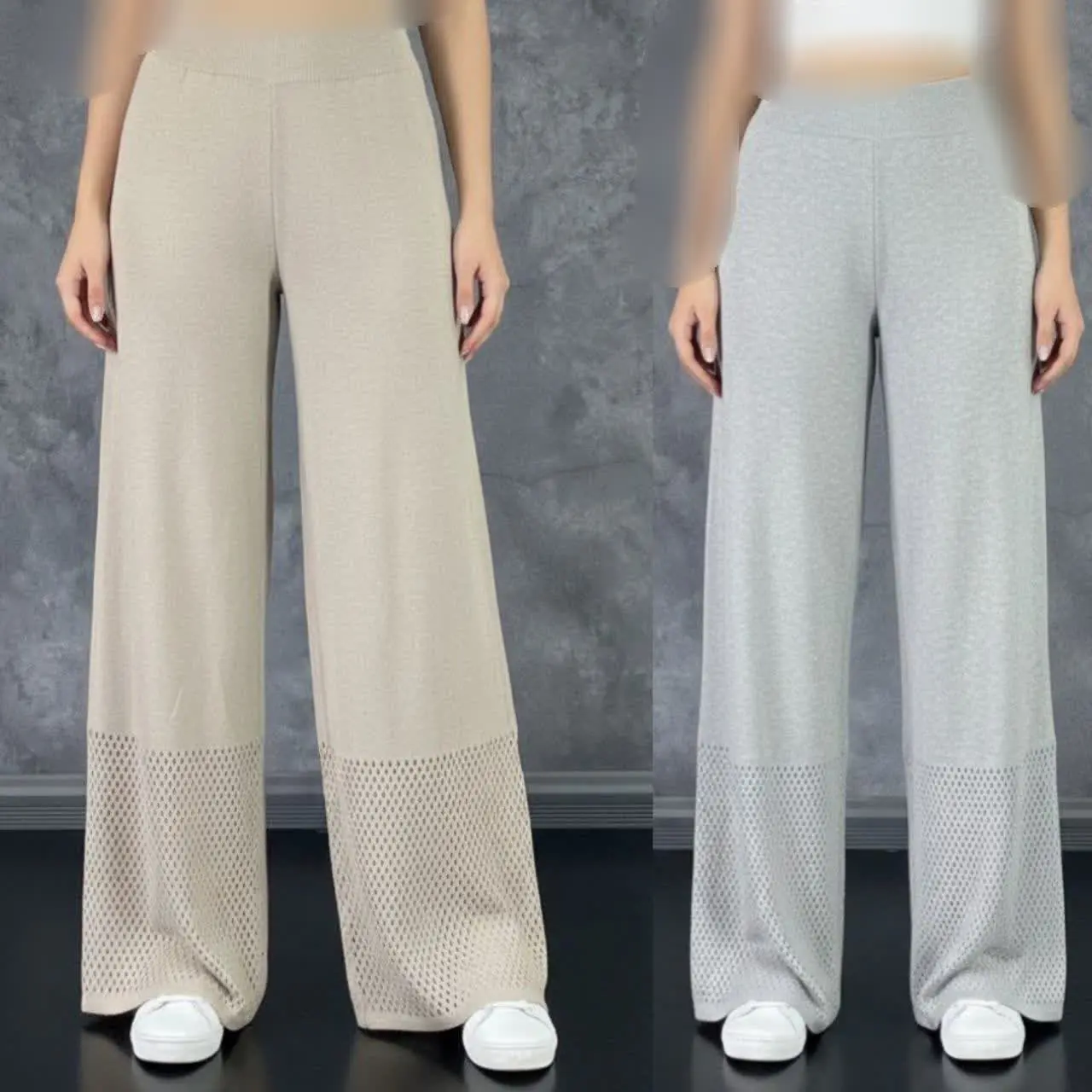 🍁 نام: شلوار بافت دانتلی