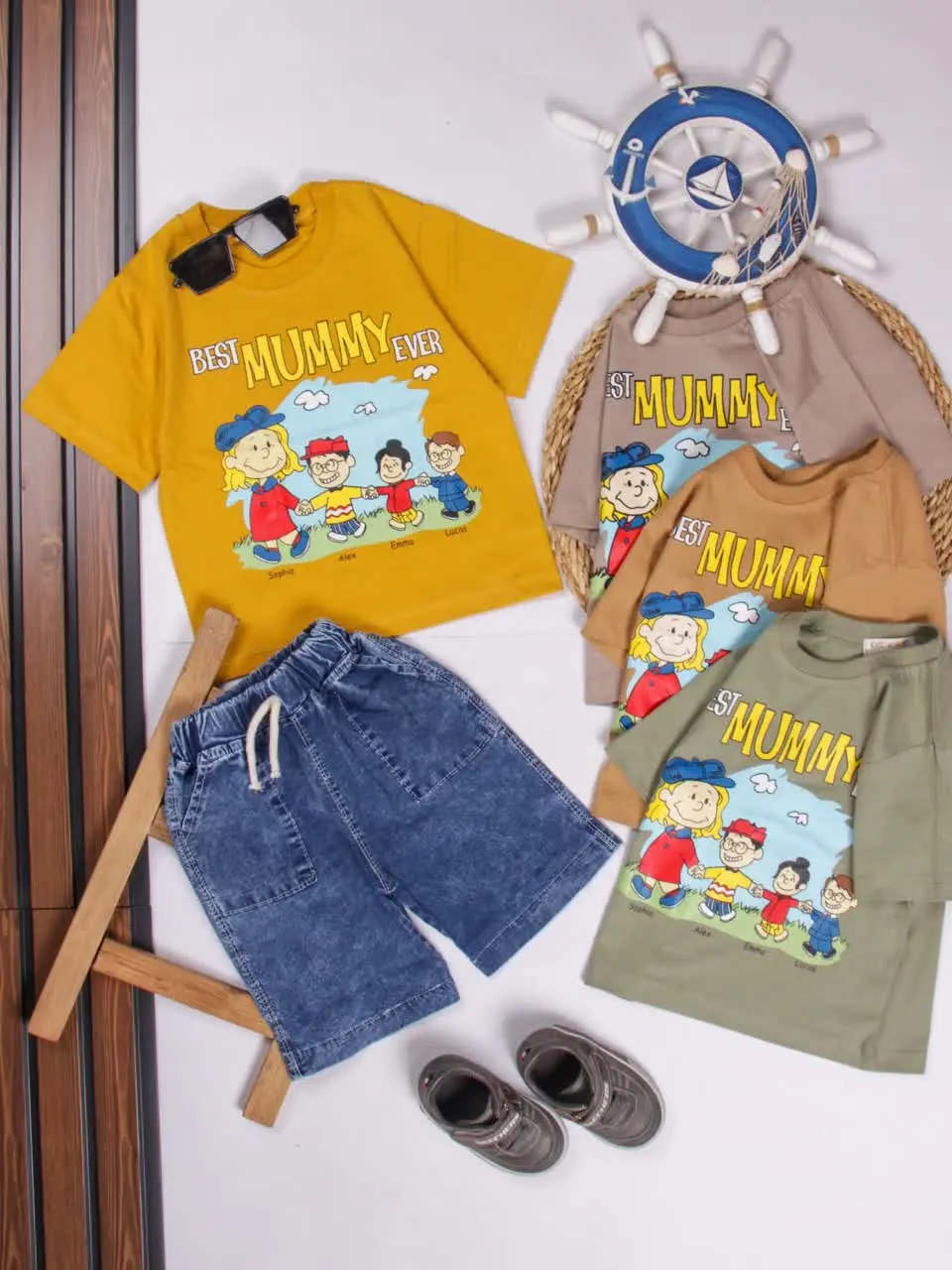 💢تیشرت شلوارک لی MUMMY💢

