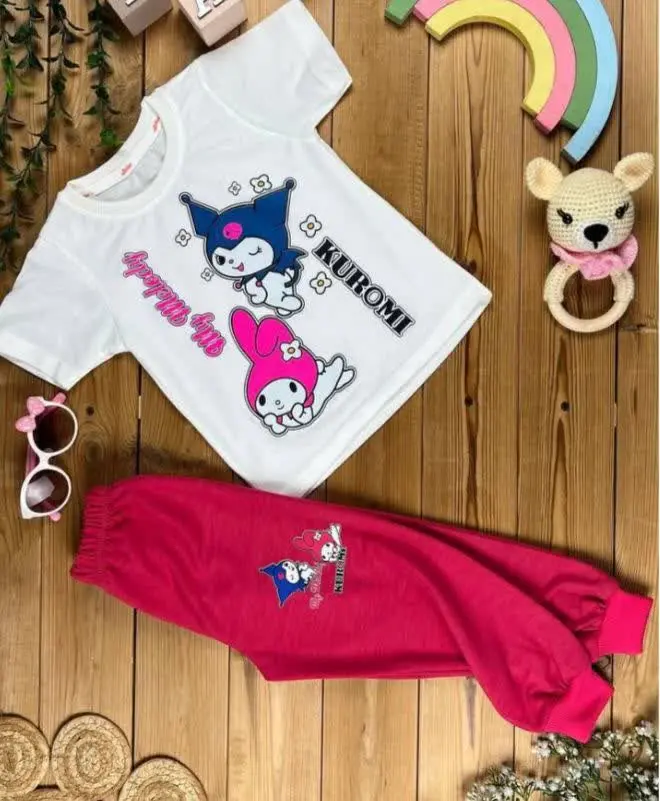 🔮تیشرت شلوار طرح کرومی🔮
