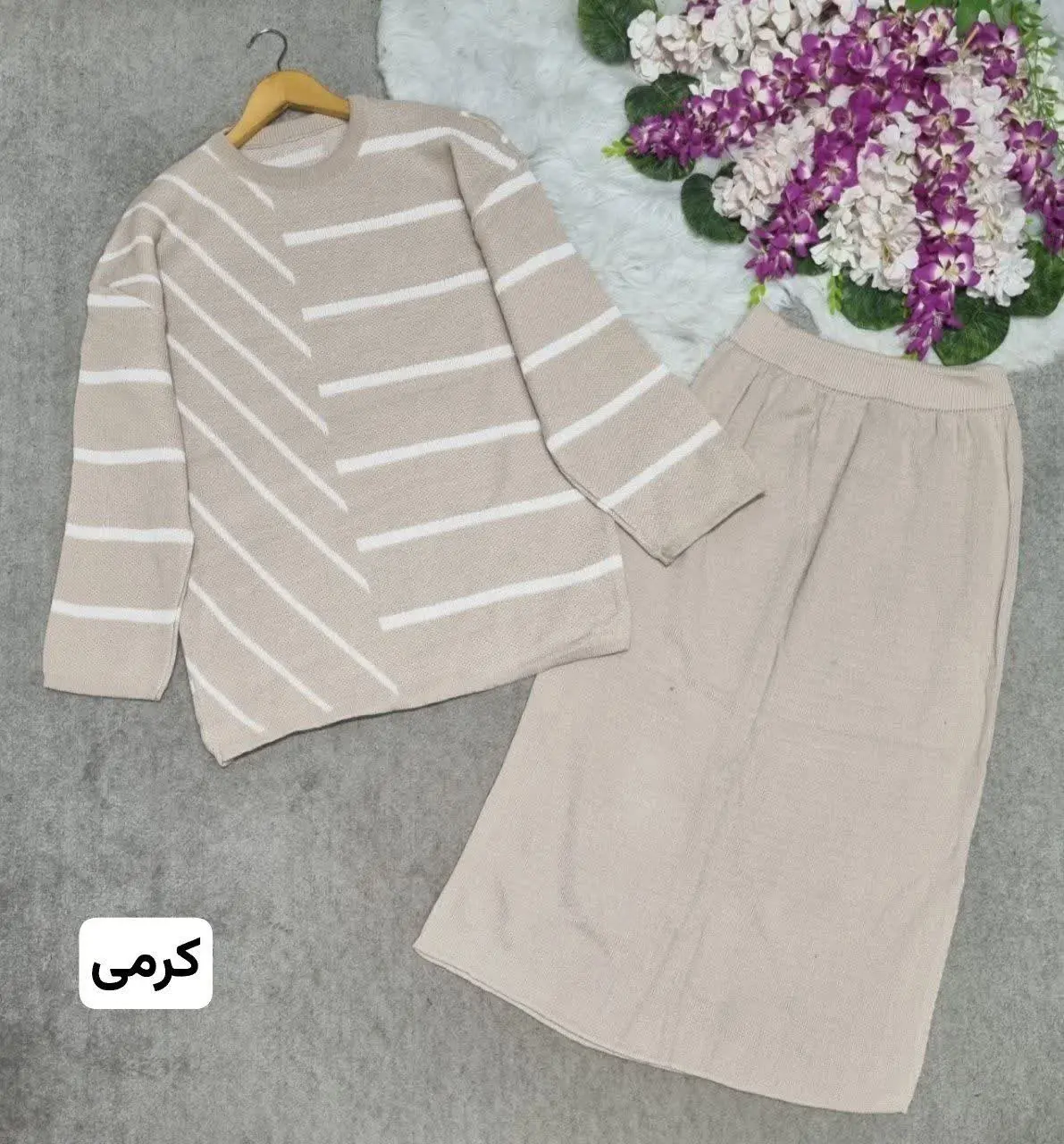 👚 نام: ست بلیز دامن بافت ار...