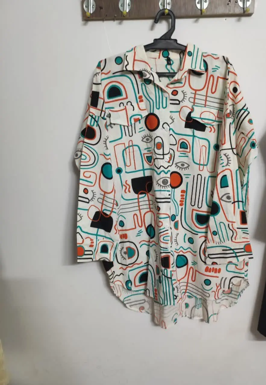 مانتو دکمه دار 
