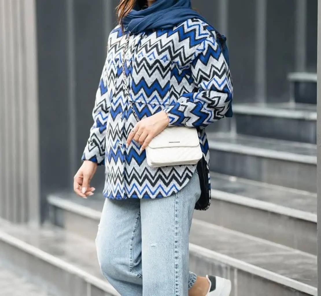 👚نام: شکت جدید طرح زیگزاگ😍😍
