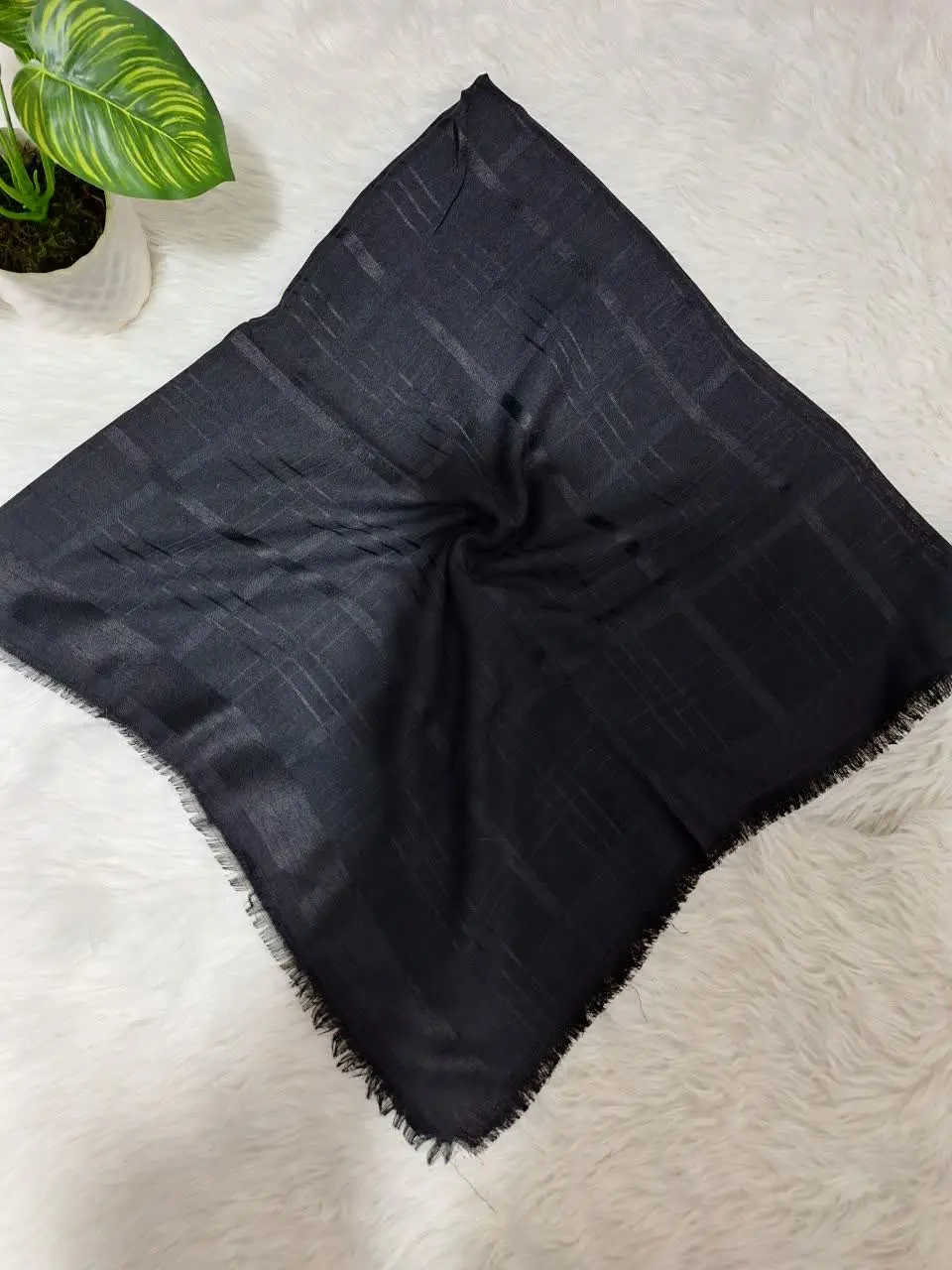 🍁 #عنوان: روسری یزدی ریشه پرزی
