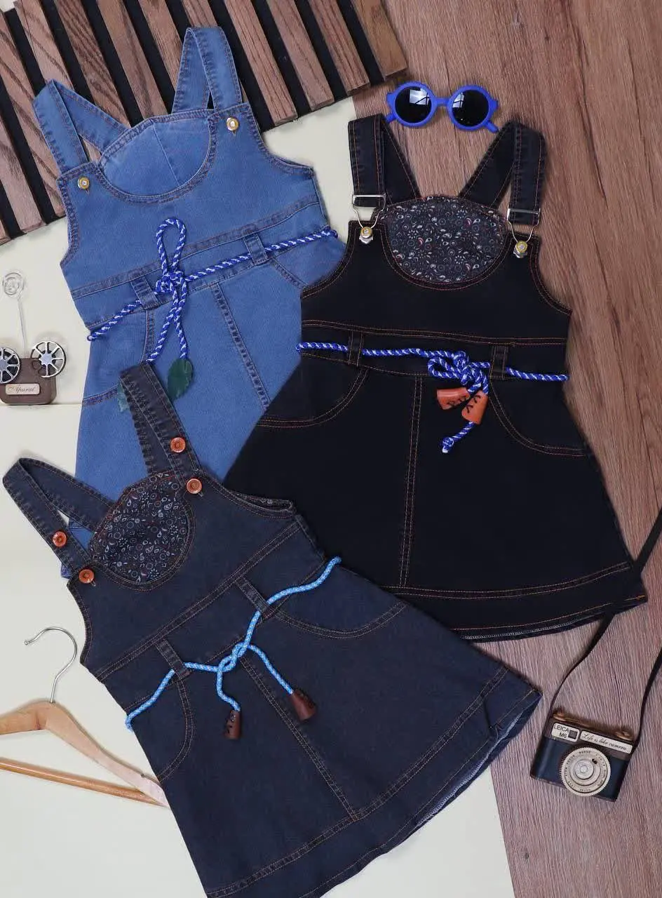 👕نام کالا: #سارافون_جین نقلی دخترانه 
