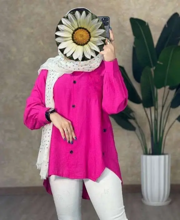 نام: شومیز مانتویی بغل دکمه
