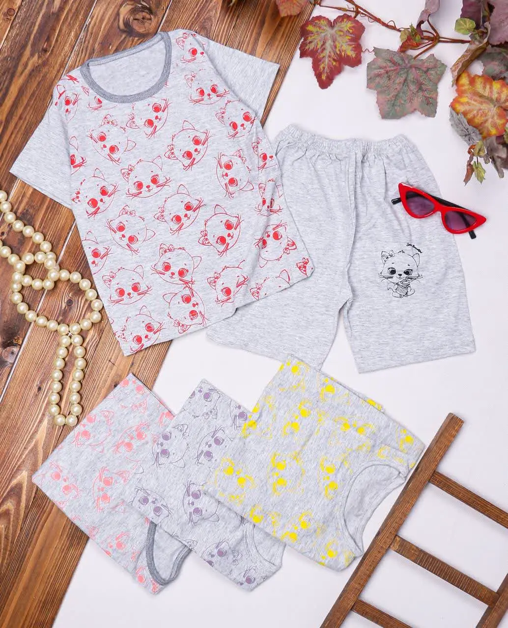 🇮🇷🇮🇷تاپ شلوارک _ملانژ
