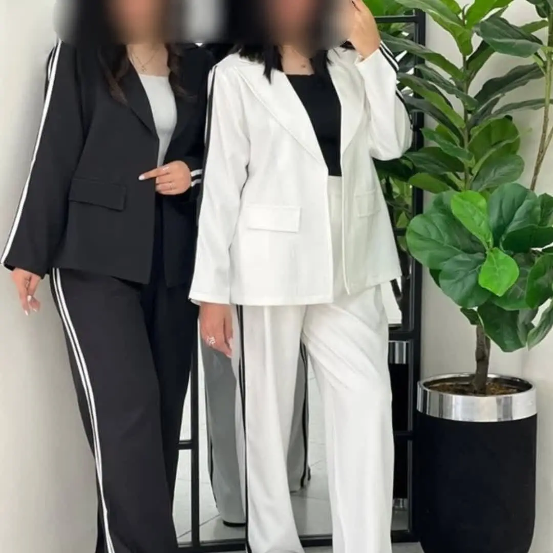 ست کت و شلوار کتان ✅کالکشن...