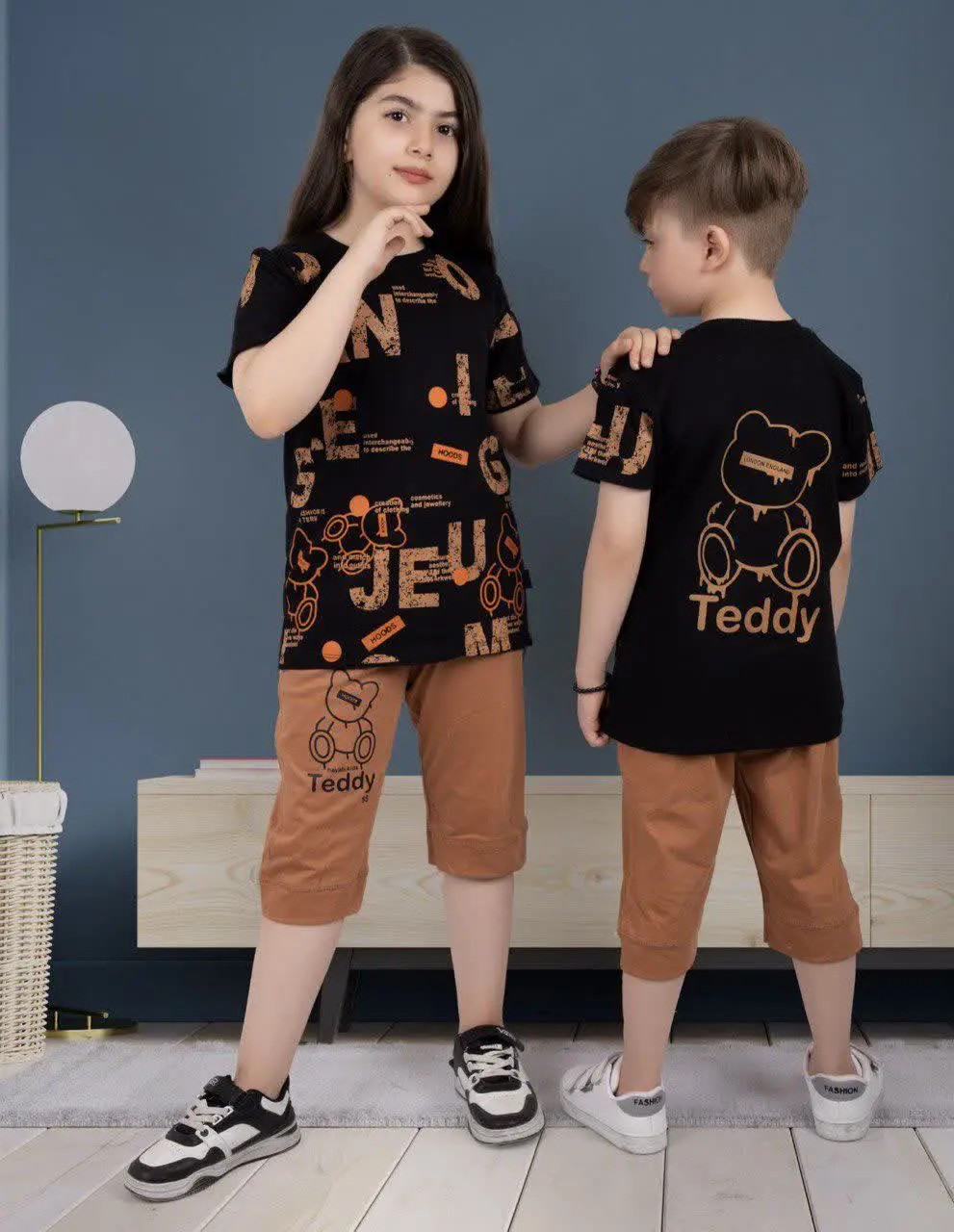 🔮تیشرت شلوارک اسپرت طرح HOODS🔮
