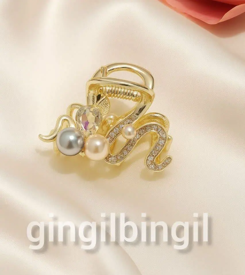 🐍کلیپس جواهری مار و مروارید