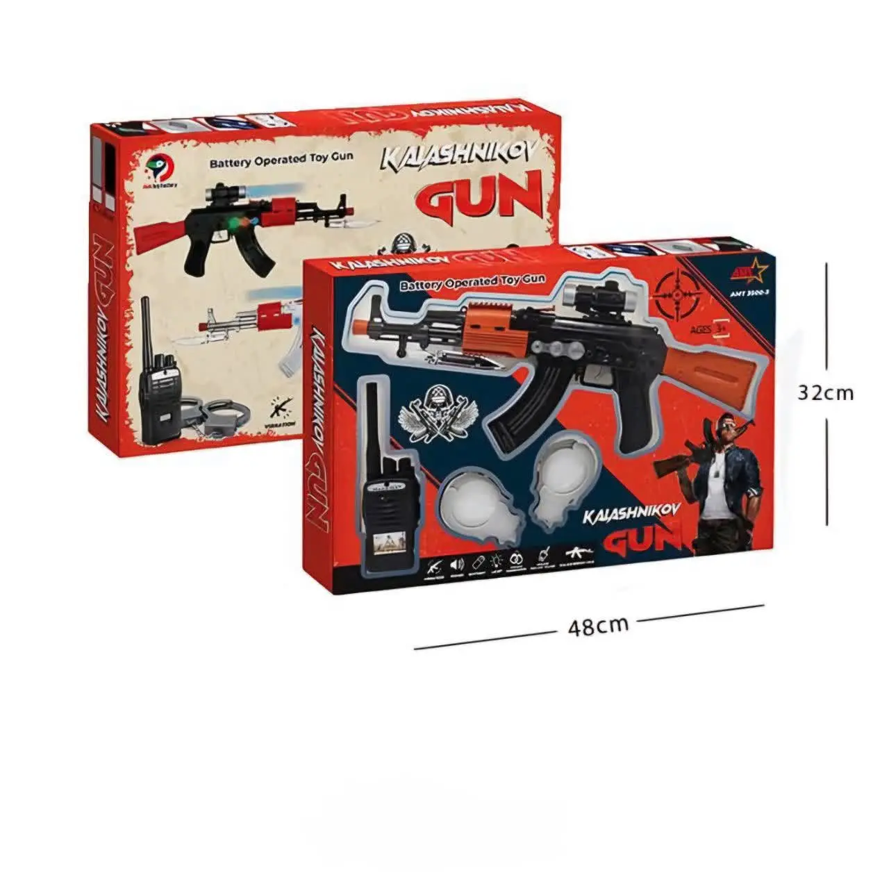 کلاش ویبره دار جعبه‌ای
