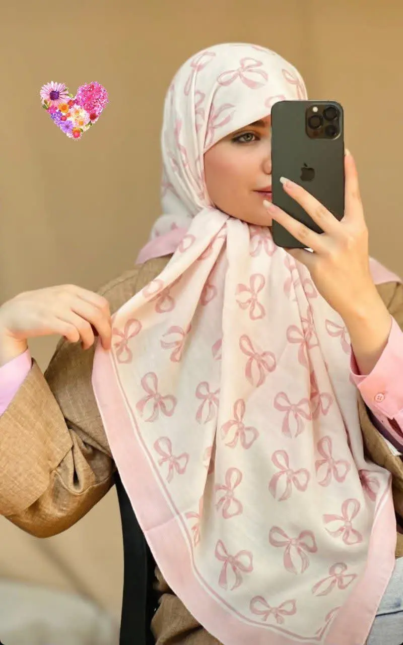 روسری نخی پاپیونی