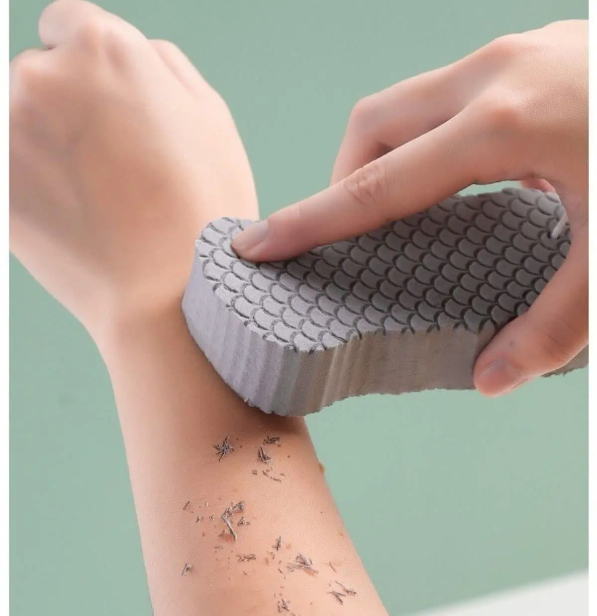 اسفنج لایه بردار حمام 
