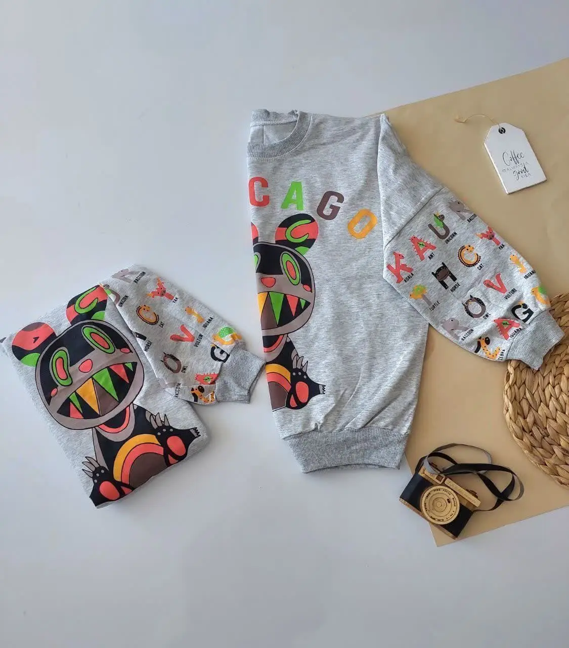 🎀بلوز زنانه باکسی شیکاگو