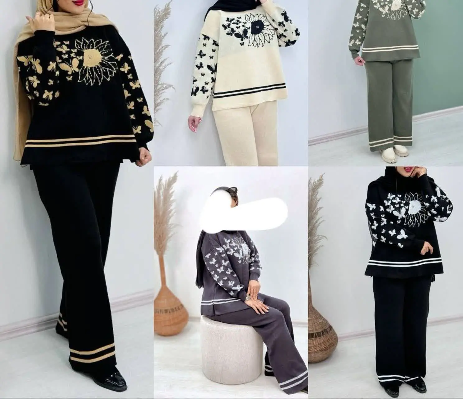 🦋نام مدل: ست بافت پروانه 🦋
