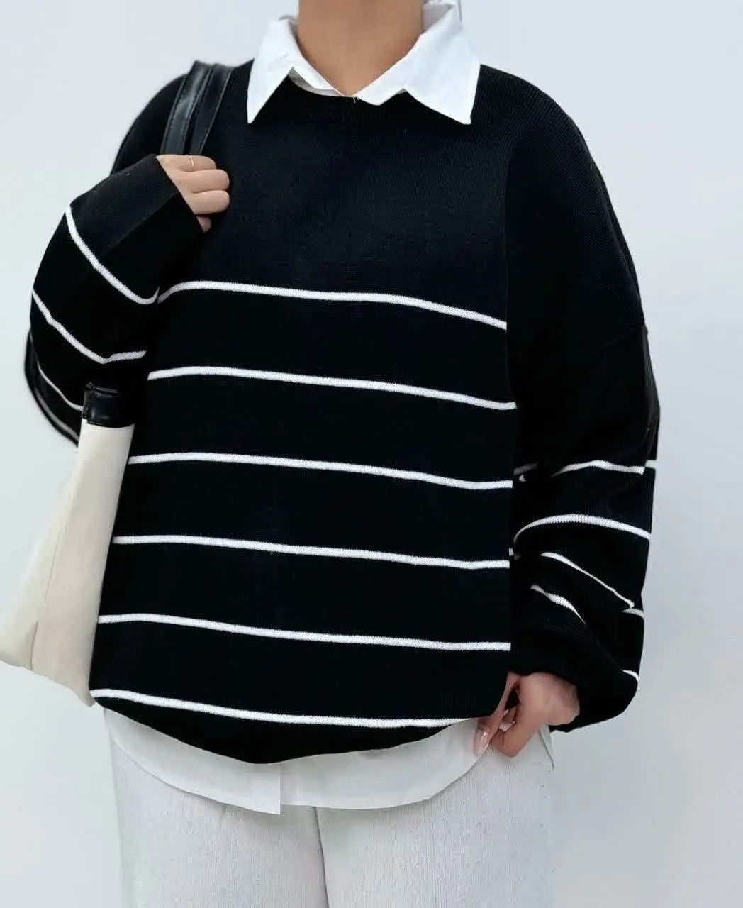 #بافت پینترستی آوردم براتون که از واجبااااته پاییز و زمستونه. قواره شم لش وآزاده و یه شومیز زیرش بپوشی میتونی مث ژورنال استایلش کنی و بزنی بیرون لذت ببری 🍁😍
