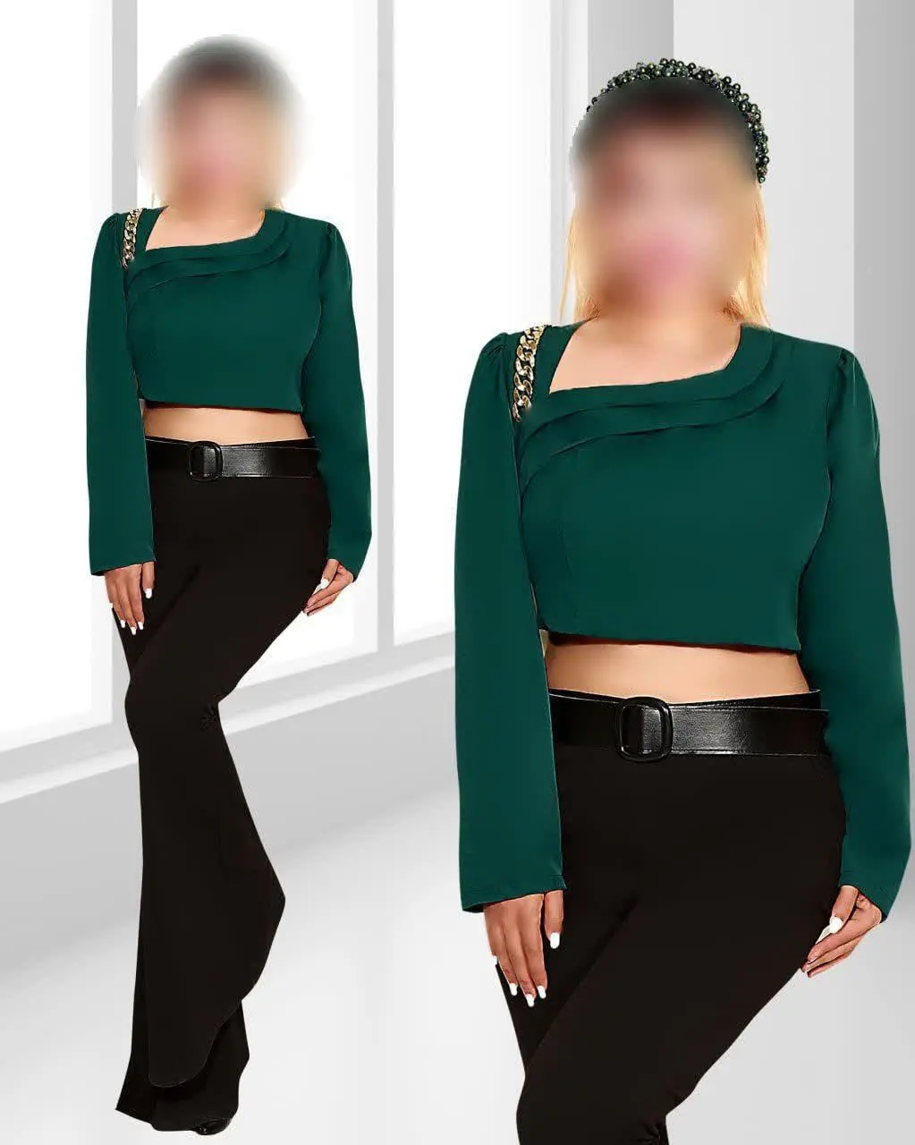 💞 شومیز کراپی مجلسی آلاله💞
