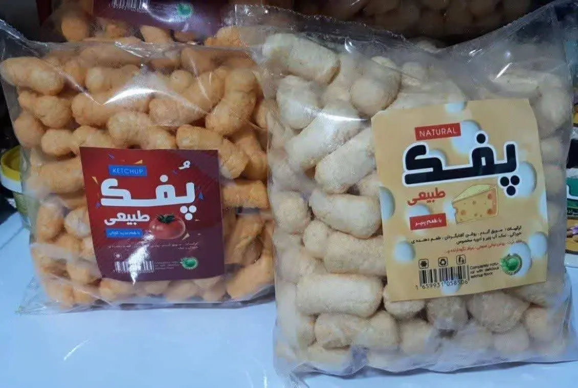 پفک با طعم طبیعی کچاپ🔸