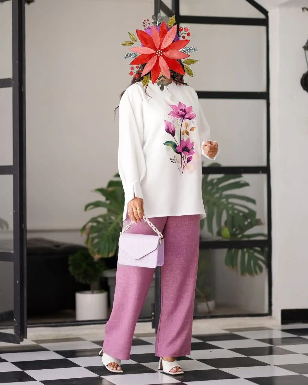 🌷شومیز و شلوار شیک عیدانه
