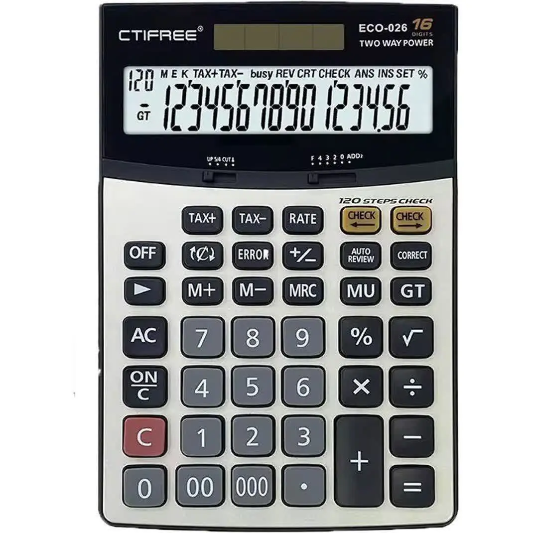 ماشین حساب بزرگ CTIFREE کد ECO_۰۲۶
