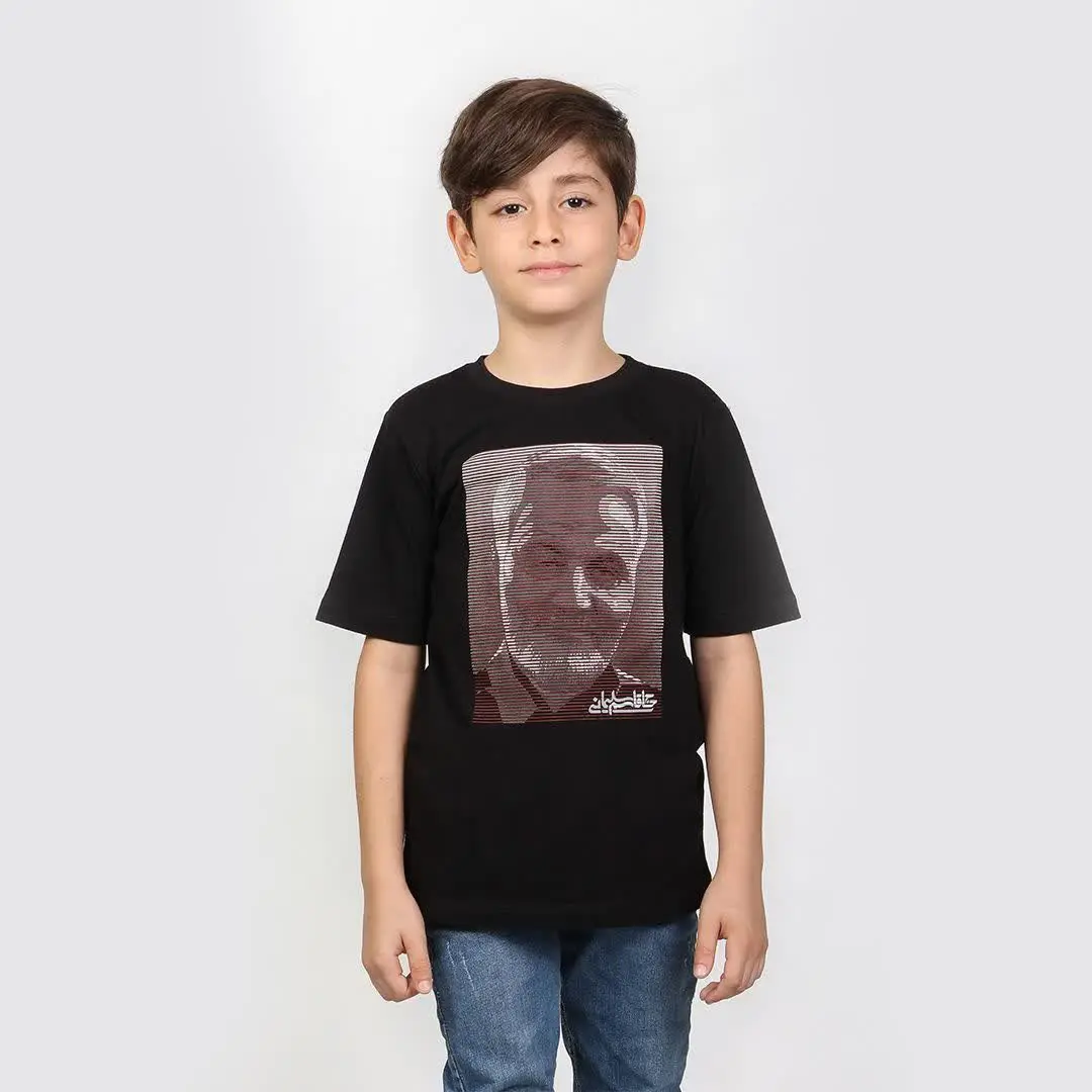 👦 #تیشرت_محرمی_شهید_حاج_قاسم 🖤🖤
