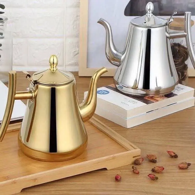 قوری تمام استیل عربی سه سایز
