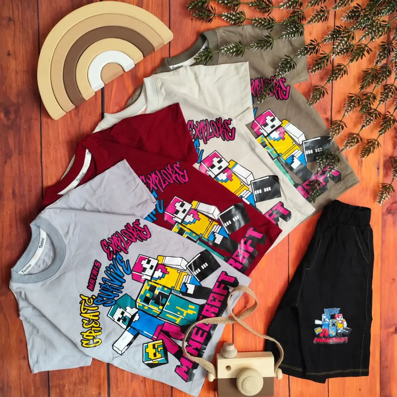 😍ست تیشرت وشلوارک پسرانه ما...