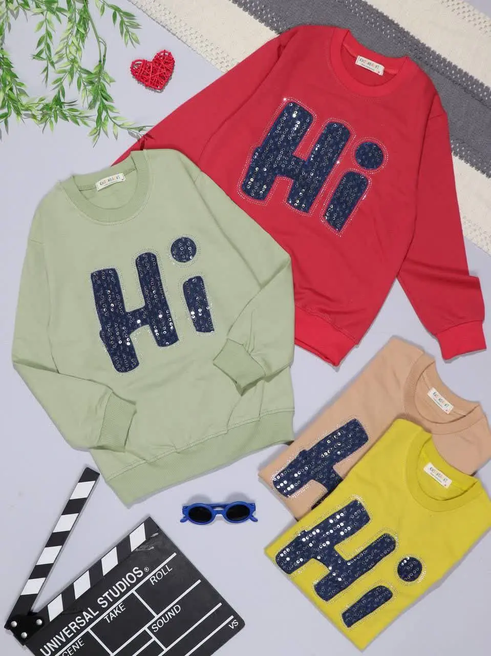 👭بلوز تک دخترانه خرجکار Hi👭