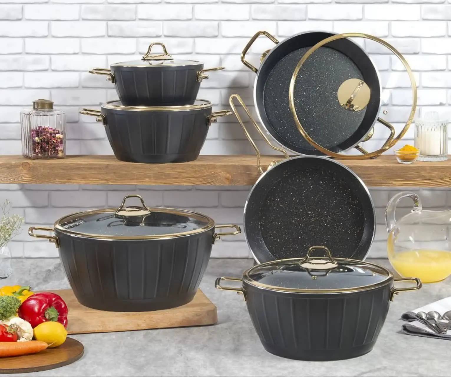 ✨سرویس قابلمه ۱۱ پارچه (viala) 
