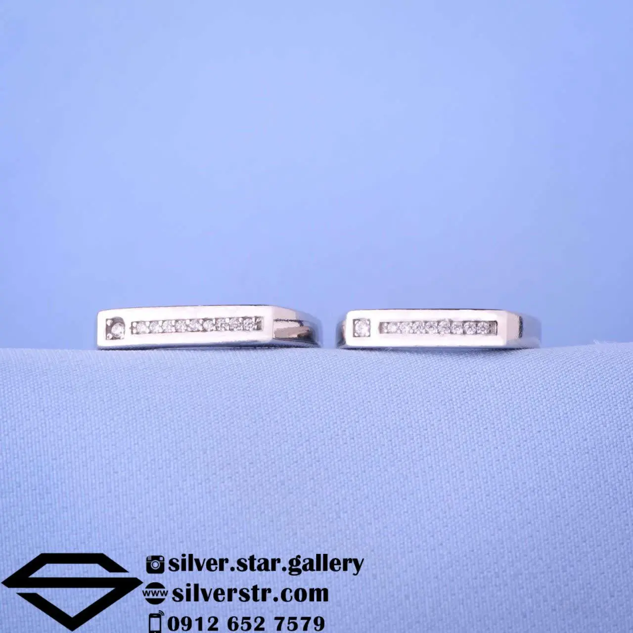 💑 حلقه ست نقره کد ۵۰۵