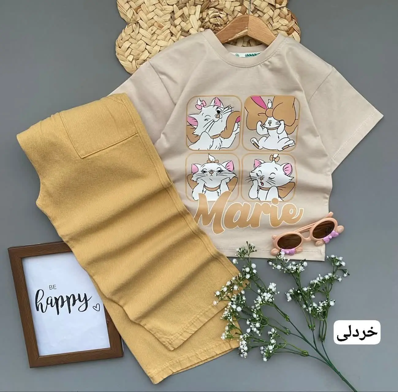 👚نام: ست تیشرت شلوار گربه

