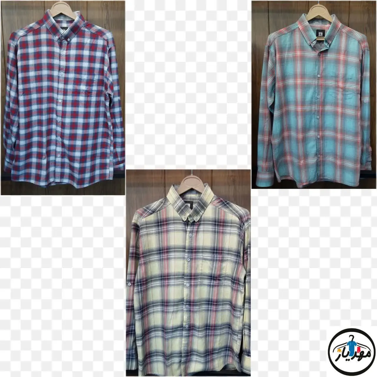 رنگ بندی پیراهن کتان 
