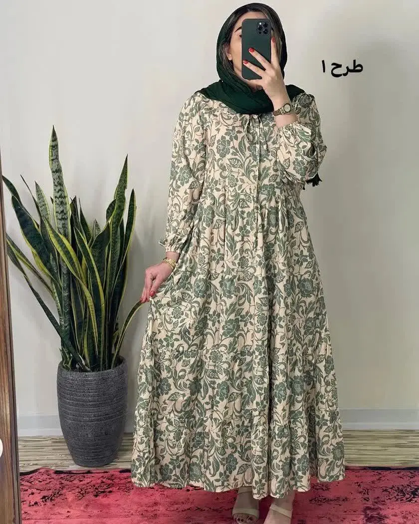 🍃 پیراهن ساحلی فلور شارژ شد😍
