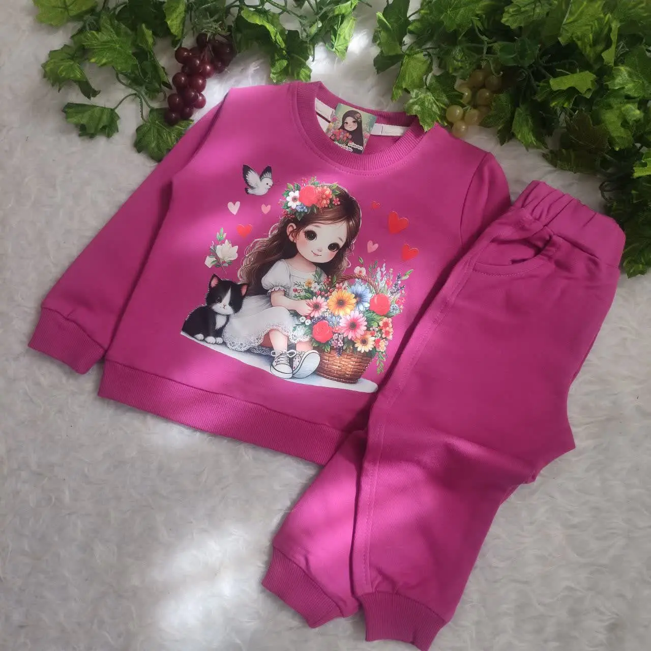 بلوز شلوار سبد گل