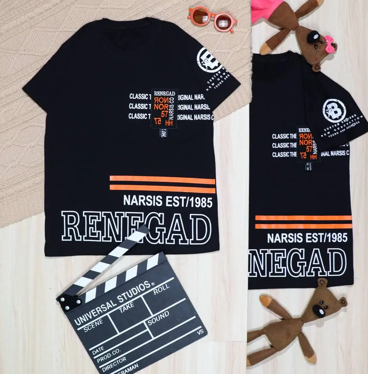 👫تیشرت مشکی چاپ RENEGAD👫
