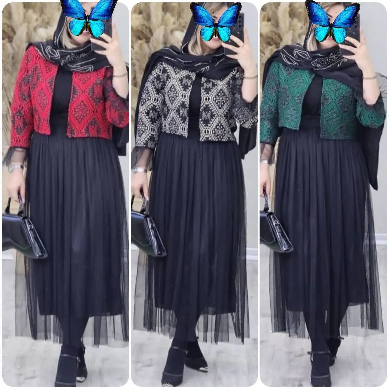 نام: کت و دامن مجلسی مدل پرطرفدار گل بانو
