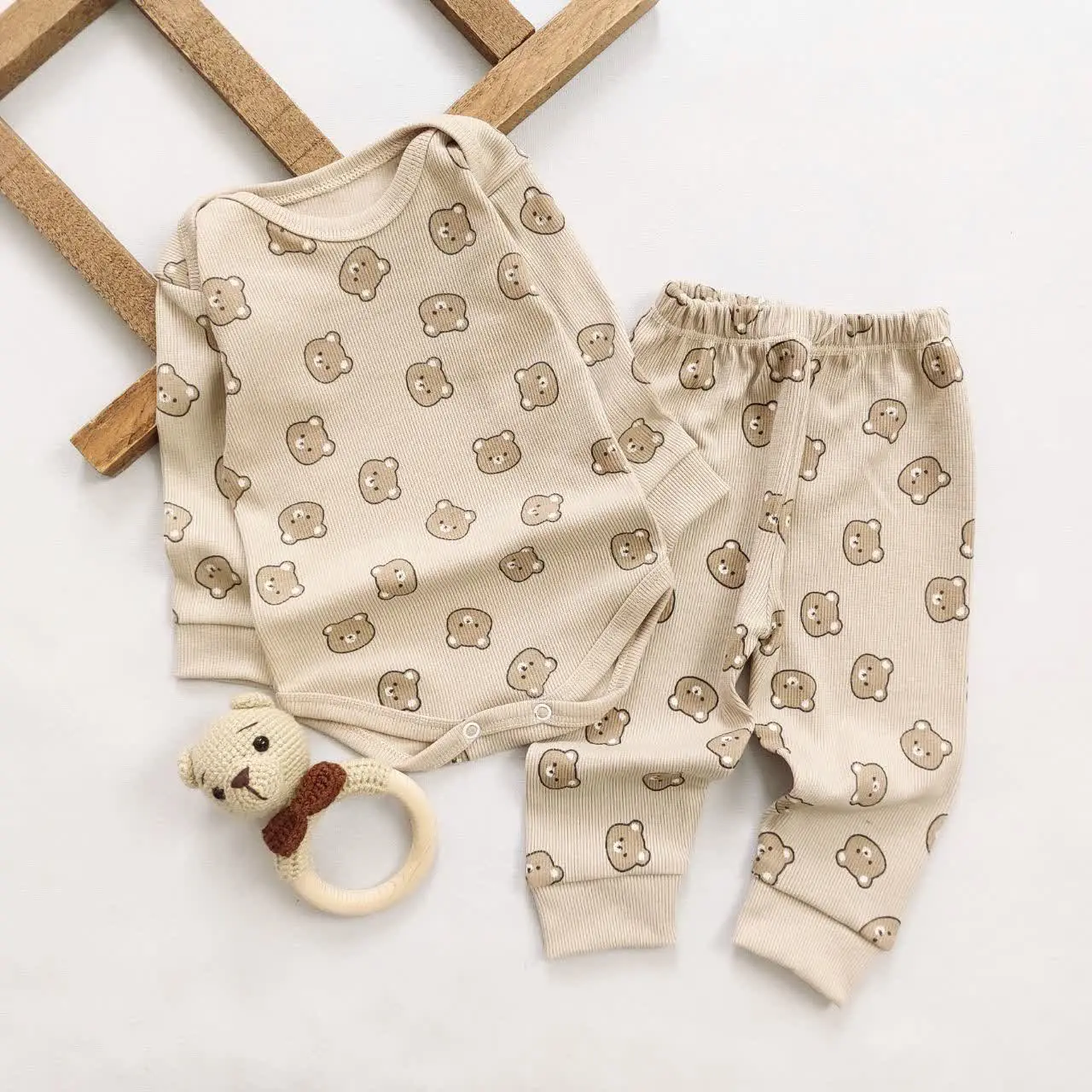 بادی شلوار کبریتی خرسی 🐻
