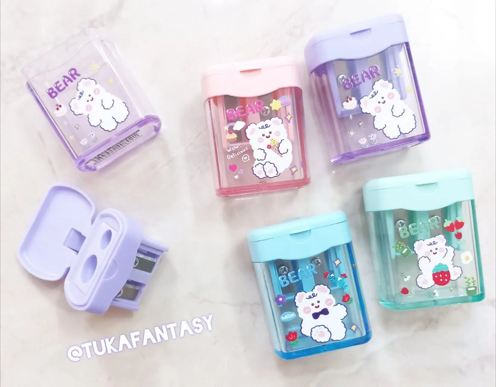 مدادتراش مخزن دار دوقلو خرسی
